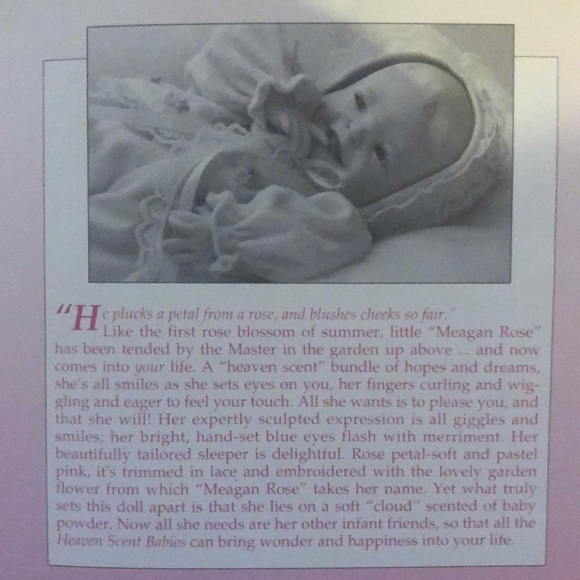 Vintage Ashton Drake Porcelain collector doll “Meagan Rose” - Picture 5 of 7